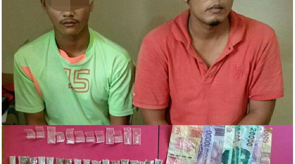 Lakukan Pengembangan, Res Narkoba Polres Kampar Tangkap 2 Pelaku dan Belasan Paket Narkotika