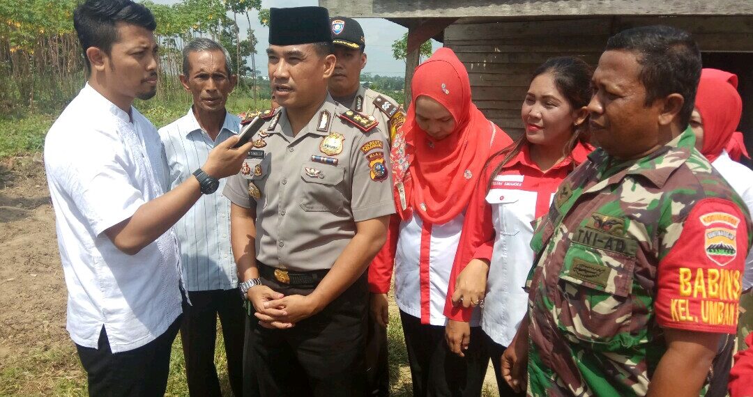 Jumat Barokah : Polresta Pekanbaru Bantu Kasino SiPenjaga Kebun