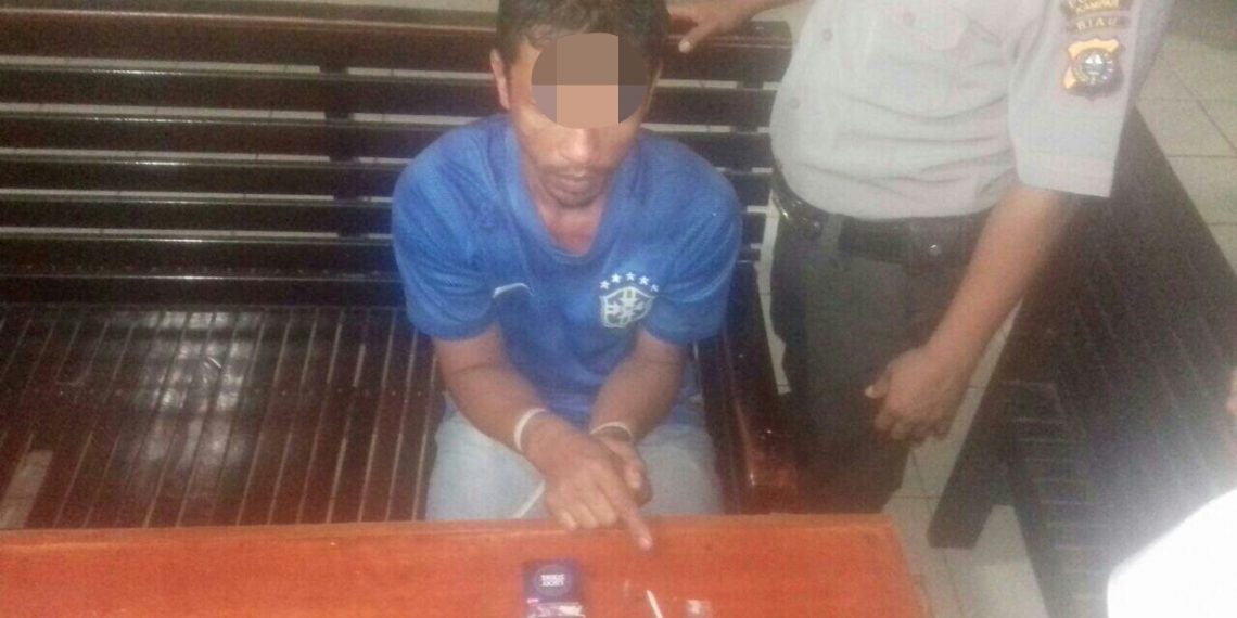 Polsek Tapung Tangkap Pelaku KDRT yang Terbukti Sebagai Pengguna Narkoba