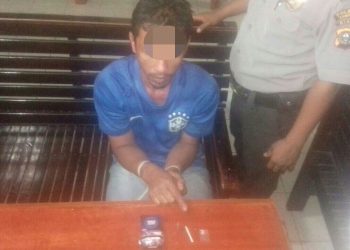 Polsek Tapung Tangkap Pelaku KDRT yang Terbukti Sebagai Pengguna Narkoba