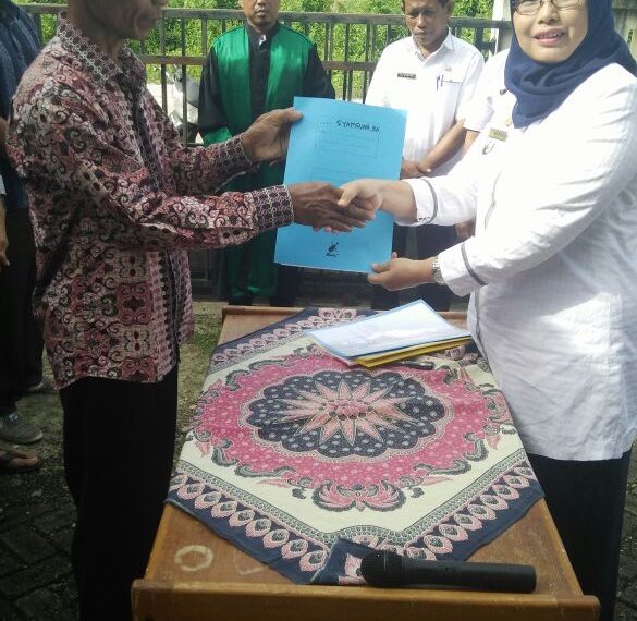 Camat Salo Lantik BPD Desa Sipungguk