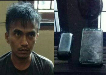 Pelaku Narkoba ditangkap di Desa Simalinyang Kampar, Petugas Sempat diteriaki Rampok oleh Keluarganya