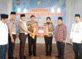 Kapolres Kampar Bersama Kasat Lantas Lounching Buku Panduan Jalur Lintas Barat