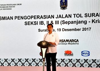 Jalan Tol Surabaya-Mojokerto Diresmikan Presiden