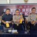 Polres Kampar Ringkus 3 Bandit Bersenjata Api Sebelum Beraksi di Wilayah Kab. Kampar