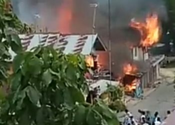 4 Unit Rumah Warga Desa Palung Raya Kec. Tambang Ludes Terbakar
