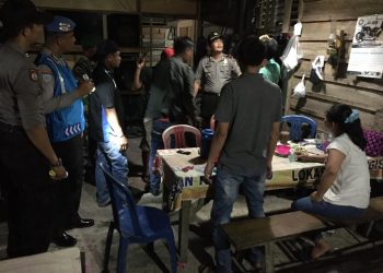 Jelang Tahun Baru Polsek Siak Hulu Razia Warung Tuak dan Penjual Petasan