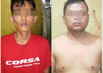 Kepergok Mencuri di Desa Tanah Merah Siak Hulu, 2 Warga Pekanbaru ini Diamankan Polisi