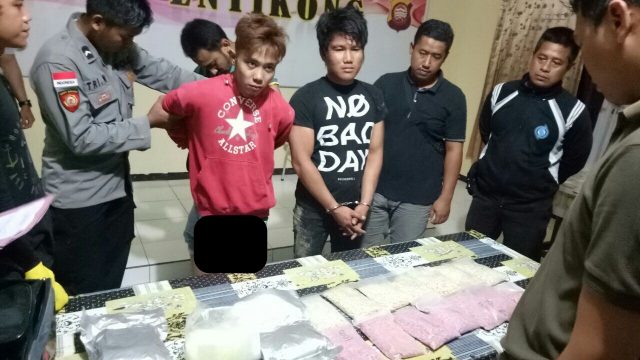 Polsek Entikong Bekuk Kurir Narkoba Jaringan Internasional