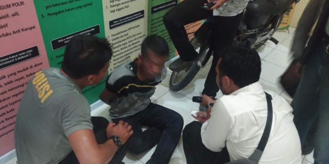 Kerjasama Res Narkoba Polres Kampar dan Polsek Perhentian Raja Ringkus Bandar Shabu-shabu