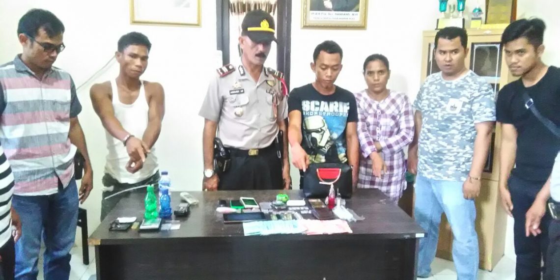 3 Komplotan Pengedar Shabu diringkus Polsek Perhentian Raja