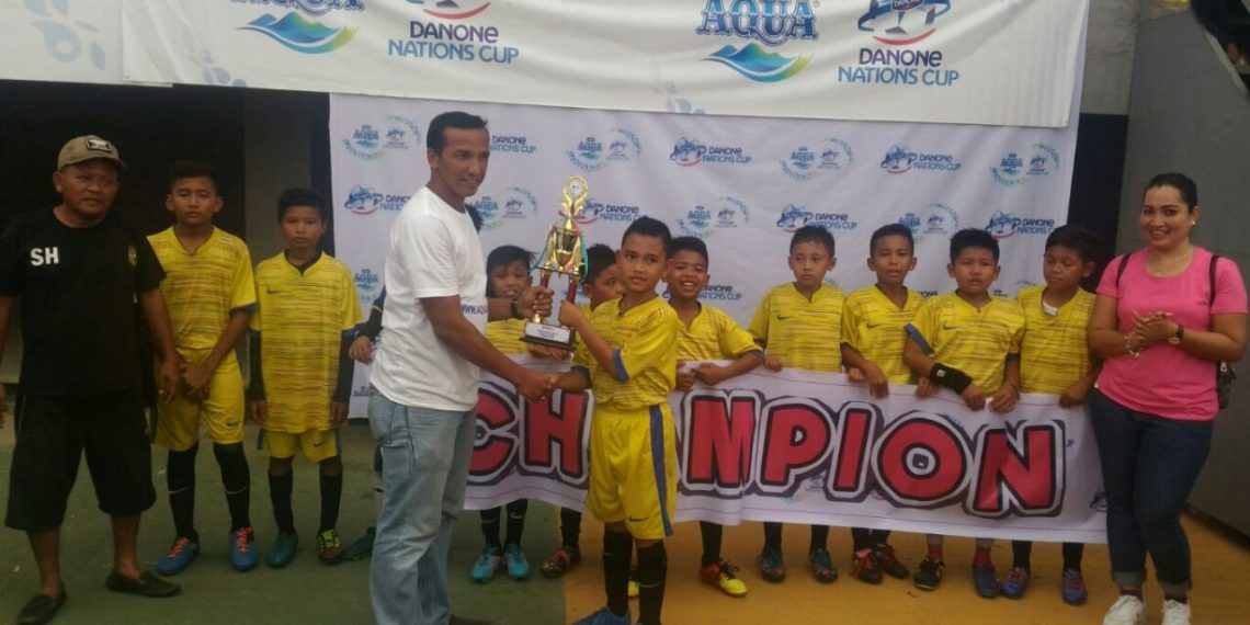 Lewat Adu Finalti, PSBS Kampar Junior Berhasil Juarai Pra Kualifikasi AQUA DNC 2018