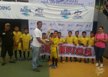 Lewat Adu Finalti, PSBS Kampar Junior Berhasil Juarai Pra Kualifikasi AQUA DNC 2018