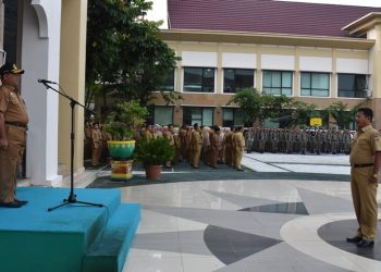 Ini Pesan Sekda Kampar Saat Pimpin Apel Gabungan