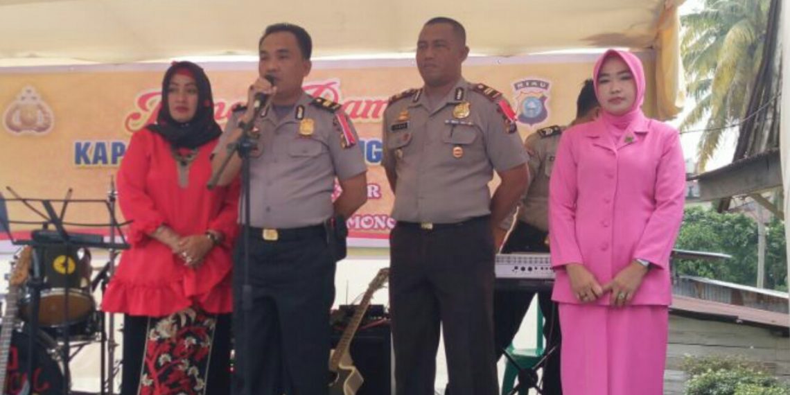 Kapolres Kampar Hadiri Acara Pisah Sambut Kapolsek Bangkinang Barat