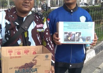 Bantu Rekan Yang Sedang Sakit,Sejumlah Mahasiswa Galang Dana