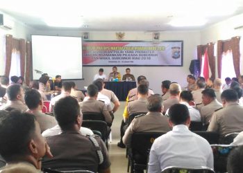 Polres Kampar Gelar Lat Pra Ops Mantap Praja Muara Takus 2018