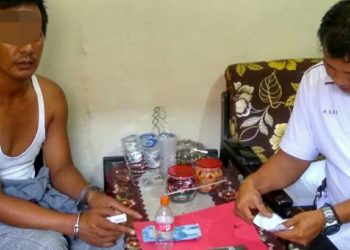 Resnarkoba Polres Kampar Kembali Ringkus Pengedar Narkoba di wilayah Bangkinang