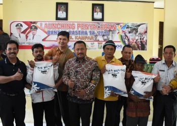 Launching Bansos Rastra 2018 Perdana di Provinsi Riau dan Kabupaten Kampar
