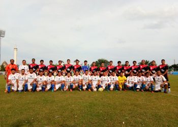 Tim Sepakbola Polresta Pekanbaru kalahkan Polres Kampar pada Pertandingan Persahabatan