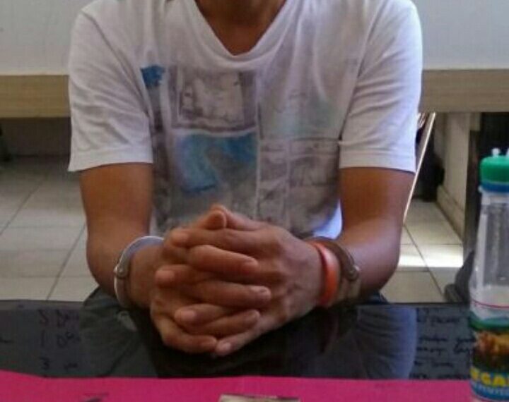 Resnarkoba Polres Kampar Ringkus Seorang Pengedar Shabu di Desa Palung Raya Tambang