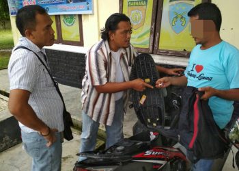 Polsek Tambang Amankan Pelaku Penipuan dengan Modus Palsukan PB Buah Sawit