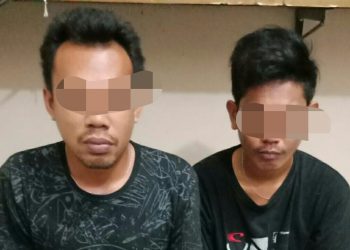 Jual Narkoba kepada Para Pelajar, 2 Warga Desa Ganting Damai diringkus ResNarkoba Polres Kampar