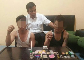 Dua Saudara Kandung Jadi Pengedar Shabu ditangkap Polsek Siak Hulu