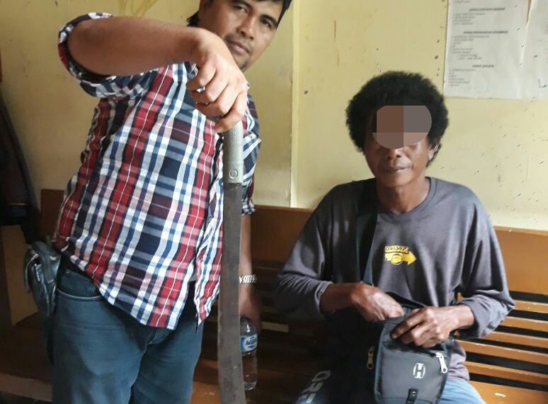 Polsek Tambang amankan Seorang Warga Rimbo Panjang Pelaku Pengancaman dan Penganiayaan