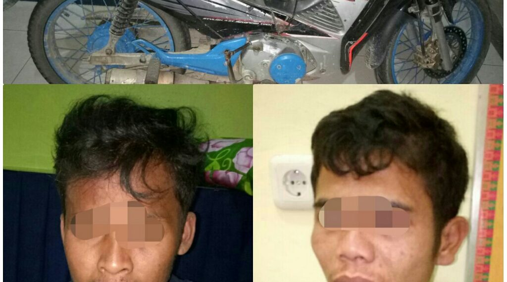 Lakukan Ops Cipkon dan K2YD, Polsek Perhentian Raja Ringkus 2 Pelaku Curanmor