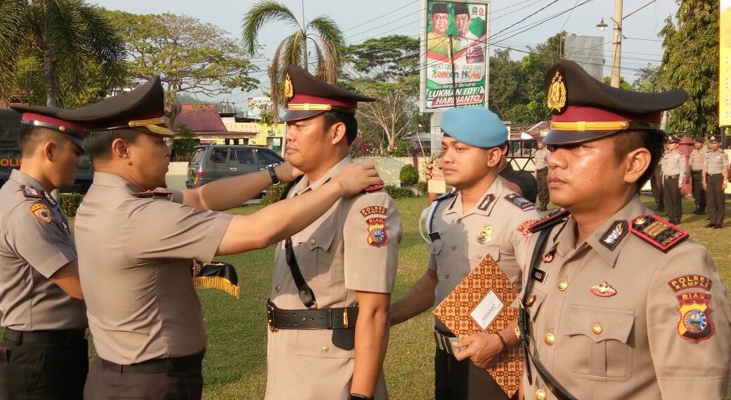 Kapolres Kampar Pimpin Sertijab Kasat Lantas dan Kapolsek Tapung Hilir