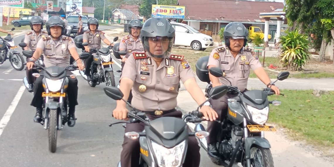 Kapolres Kampar Distribusikan 28 Motor Dinas untuk Bhabinkamtibmas