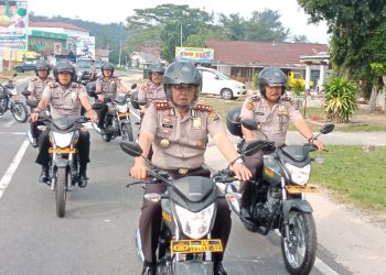 Kapolres Kampar Distribusikan 28 Motor Dinas untuk Bhabinkamtibmas