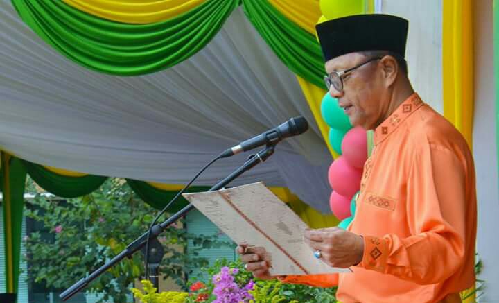Upacara HUT Kabupaten Kampar, Bupati Ajak ASN Sejahterakan Rakyat Kampar