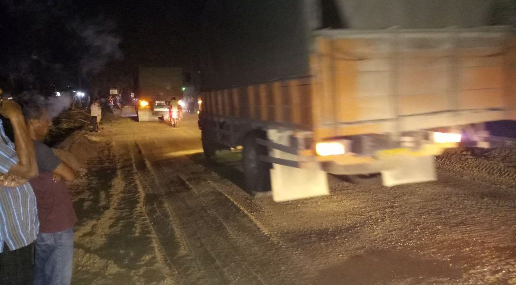 Perbaikan Jalan rusak di KM 69/70 Lintas Riau – Sumbar Selesai, Arus Lalulintas Kembali Normal
