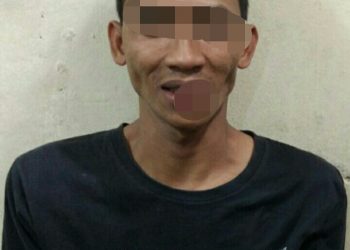 Cabuli Bocah Perempuan, Pria Bejad ini Digelandang ke Polsek Siak Hulu