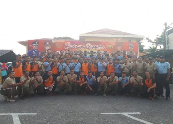 Polresta Pekanbaru Laksanakan Family Gathering Bersama TNI dan Pers 