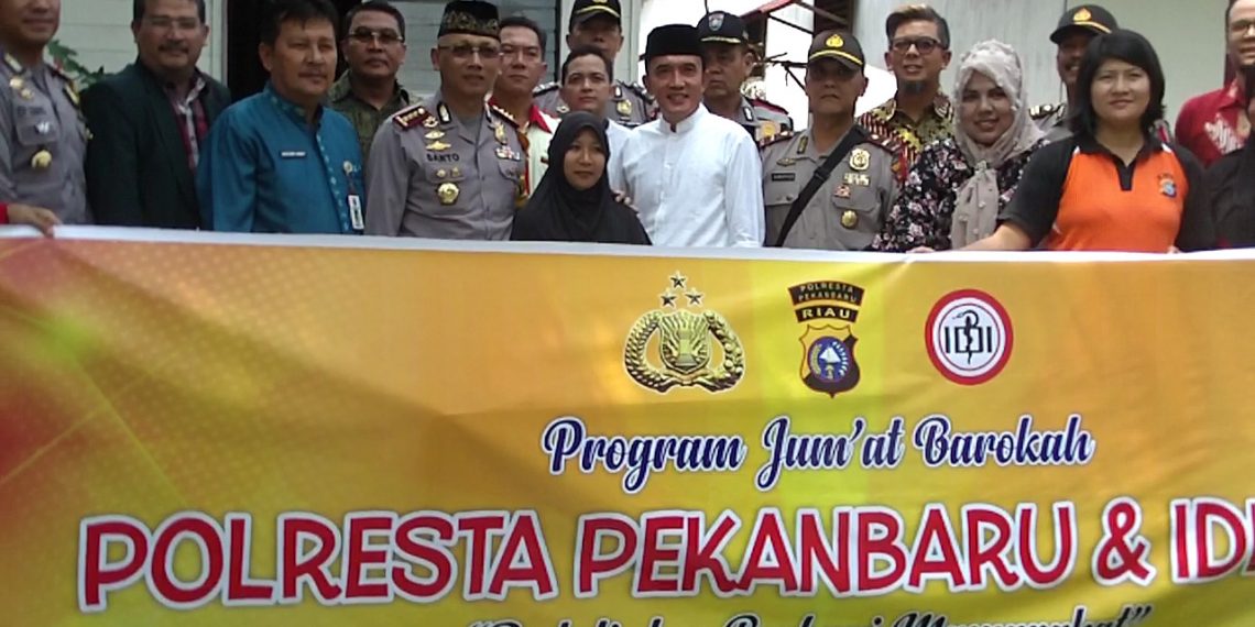 Kapolresta: Jumat Barokah ini dari Niat Hati Kami Berbagi