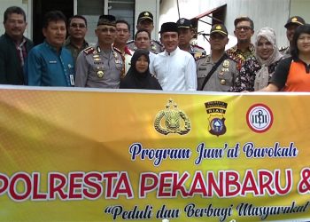 Kapolresta: Jumat Barokah ini dari Niat Hati Kami Berbagi