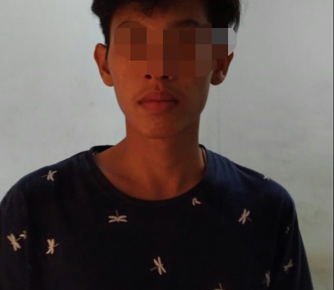 Unit Reskrim Polsek Perhentian Raja Tangkap Seorang Pemuda saat akan Transaksi Narkoba