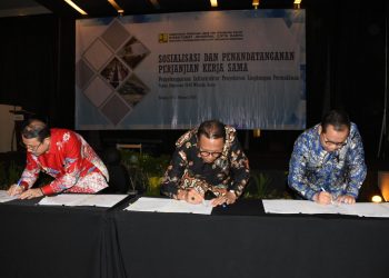 Bupati Kampar Tandatangani Kerjasama Dengan Kementerian PUPR