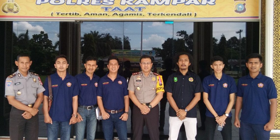 Terima Kunjungan Karang Taruna, Ini Harapan Kapolres Kampar