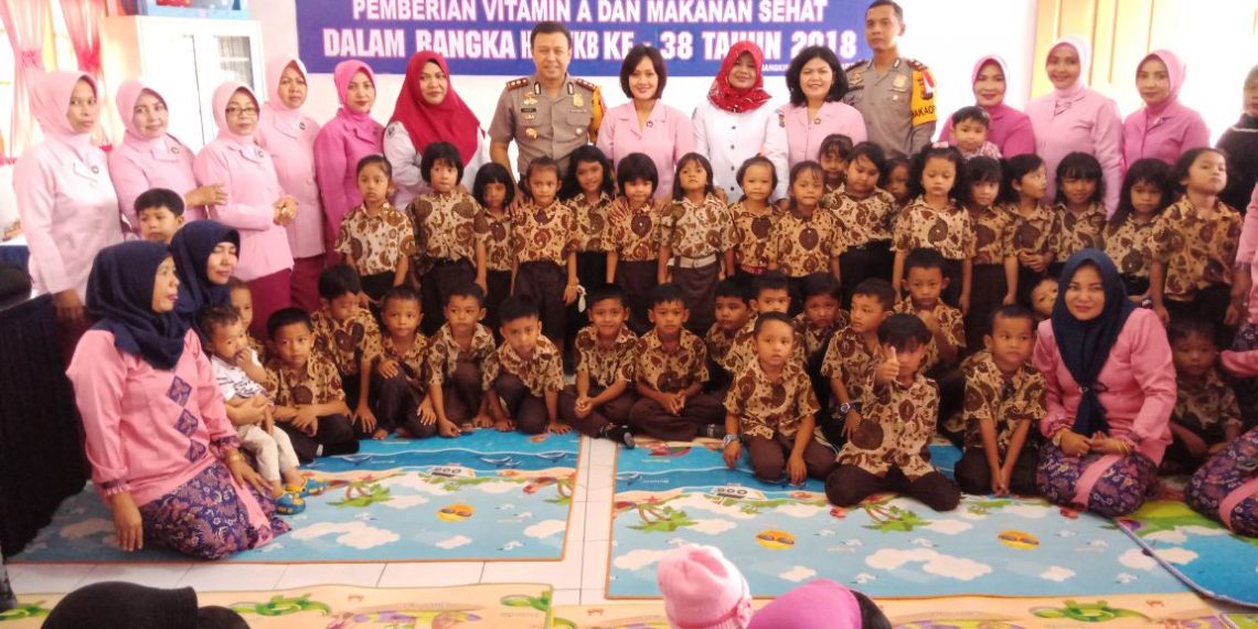 Bhayangkari Kampar Taja Beberapa Kegiatan Peringati HUT Yayasan Kemala Bhayangkari ke-38 tahun 2018