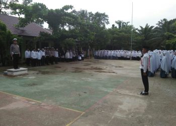 Satlantas Polres Kampar Sosialisasikan Tertib Berlalulintas di Pesantren Mu’alimin Bangkinang