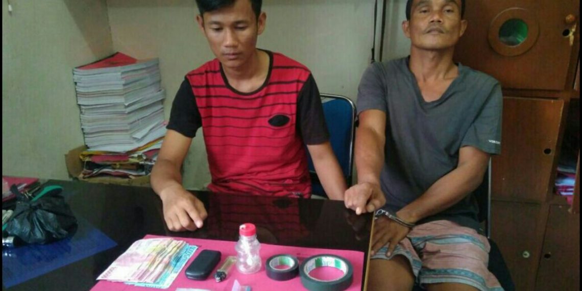 Lagi 2 Pelaku Narkoba Diringkus Aparat Kepolisian di Desa Penyesawan Kampar
