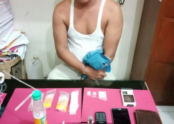Coba Kabur, Pengedar Narkoba di Kampar ini Gigit Tangan Petugas