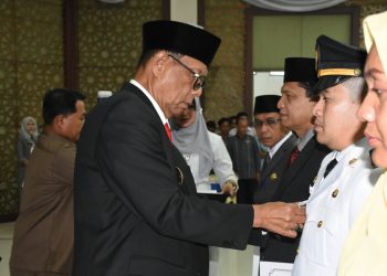 Azis Harapkan Ide Brilian dan Terobosan Kepada 133 ASN yang Baru Dilantik