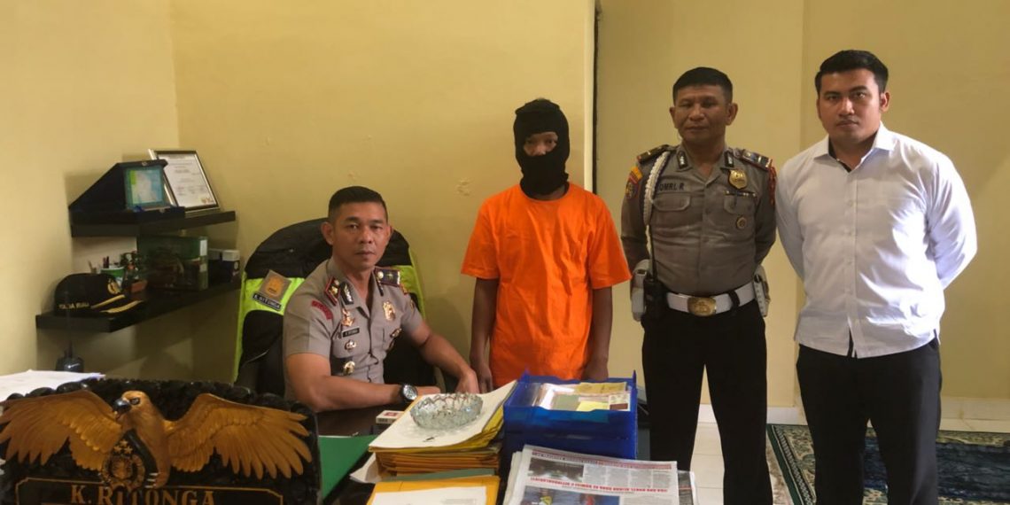 Tim Opsnal Polsek Tampan Ciduk Tersangka Pencabulan Anak Dibawah Umur 