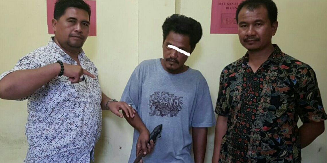 Polsek Tambang Tangkap OY Warga Rimbo Panjang Atas Kasus Penganiayaan