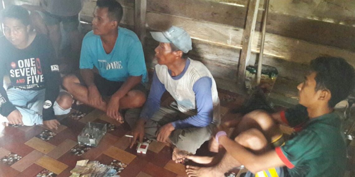 4 Pelaku Judi Qiu-qiu Ditangkap Tim Patroli Polsek Tapung